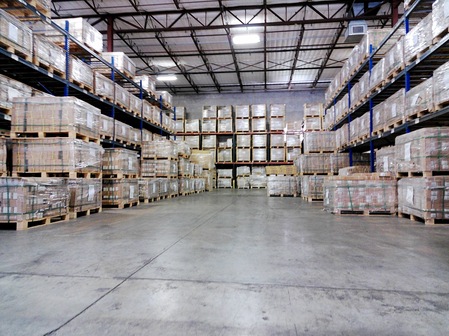 warehouse with parts